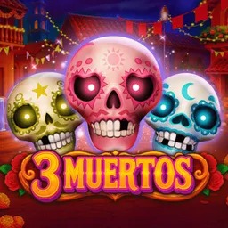 Copertina della slot 3 Muertos con tre teschi colorati