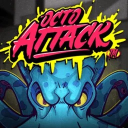 Polpo illustrato nella copertina della slot Octo Attack