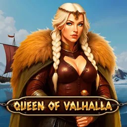 Guerriera nordica nella copertina Queen of Valhalla